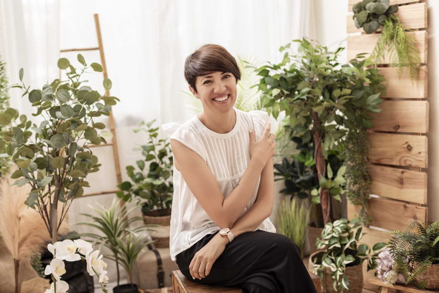 Erika Rufo en la naturaleza